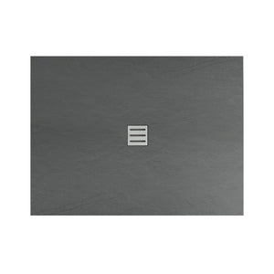 Aloni Acryl Douchebak 120x90cm Mat Antraciet: Moderne Elegant voor uw Badkamer