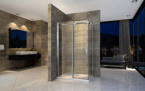 ALONI Glass  Shower Cabin door 90x140x195cm - 8mm Glass