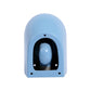 Contemporary Back to Wall Mounted Hanging Toilet in Sky Blue Ceramic