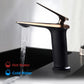 Single-Handle Bathroom Sink Faucet with Pop-Up Overflow & Basin Faucet