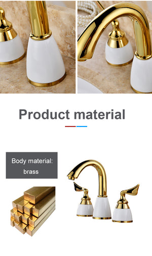 Shimmering Gold Bathroom Faucet Brings Luxury to Your Sink