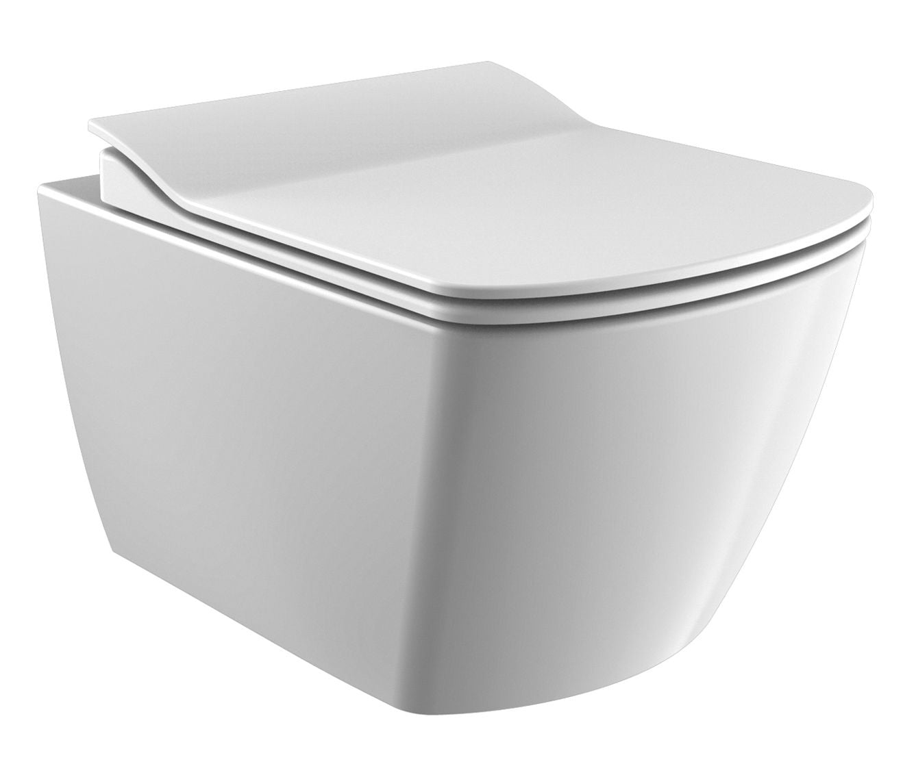 Design Ophang Wc Wit Met Rvs Sproeier (Bidet), Rimoff Verborgen Bevestiging