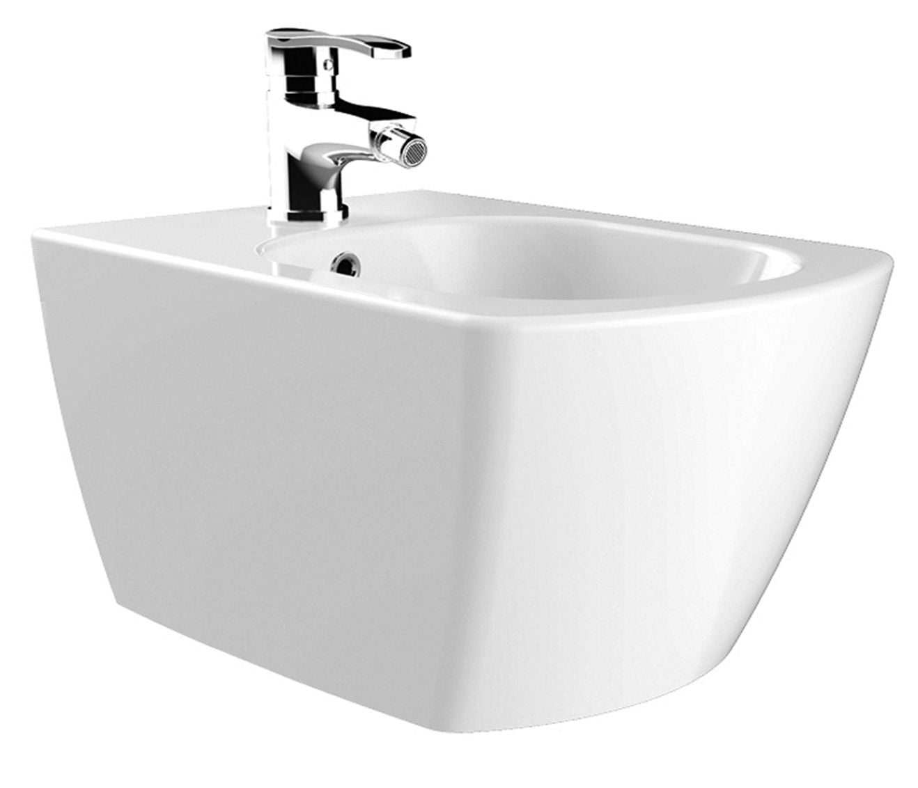 Creavit Ophang (Bidet) Wit Verborgen Bevestiging 175,68