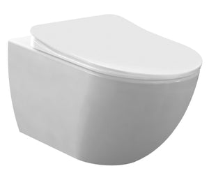 Design Ophang Wc Zonder Sproeier (Bidet), Mat Wit