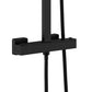 Aloni Thermostatische Douchekolom Optima Quadro Mat Zwart