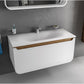 White Oak Bathroom Sink Base Cabinet Pion 120cm- Sleek Minimalist Style