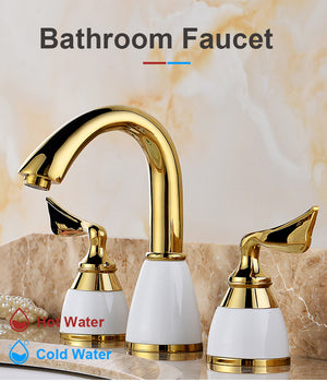 Shimmering Gold Bathroom Faucet Brings Luxury to Your Sink