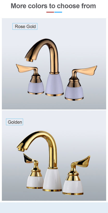 Shimmering Gold Bathroom Faucet Brings Luxury to Your Sink