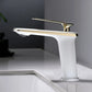 Single-Handle Bathroom Sink Faucet with Pop-Up Overflow & Basin Faucet