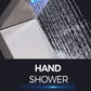 Luxurious Rainfall Showerhead Column - Stainless Steel Wall-Mount Spa Shower System