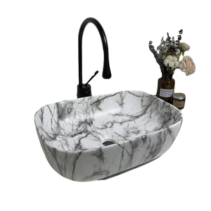 Ceramic Sanitary Wash Basin Bathroom Marble Sink